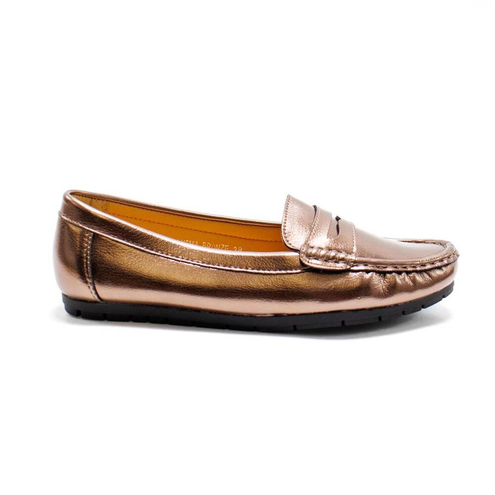 NEW PATRIZIA women's maxima mocassins shoes in bronze